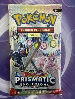Heavy 22.36! Pokemon Prismatic Evolutions Booster Pack Sealed! Demi-God PackU! - Image 3