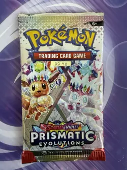 Heavy 22.40! Pokemon Prismatic Evolutions Booster Pack Sealed! Demi-God PackU! - Image 3