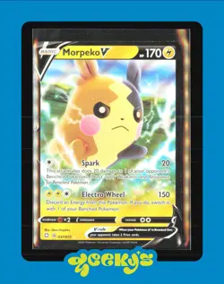 Morpeko V 037/072 Ultra Rare Pokemon Sword & Shield Shining Fates - Image 1