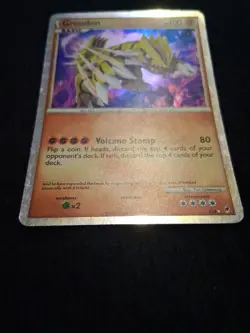 Pokemon Groudon SL4 Shiny Holo Rare Call of Legends Lightly Played - Image 2