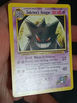 Sabrina’s Gengar 29/132 Pokemon Gym Challenge Rare MP - Image 3