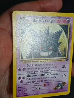 Sabrina’s Gengar 29/132 Pokemon Gym Challenge Rare MP - Image 5