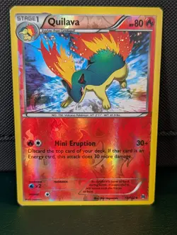 Pokemon Quilava Uncommon Reverse Holo XY - BREAKthrough #19/162 NM - Image 1