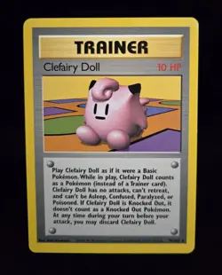 Pokemon TCG - CLEFAIRY DOLL - 70/102 - RARE - UNLIMITED - BASE SET (1999) - LP - Image 1