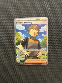 Pokemon TCG Brock's Scouting 179/159! NM Condition! See Description! - Image 1