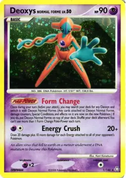 Pokemon Deoxys Diamond & Pearl Legends Awakened 1/146 Holo FREE SHIPPING - Image 1