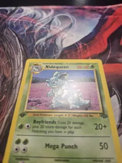 Pokemon TCG 1st Edition Nidoqueen 23/64 Jungle Rare WOTC MP - Image 3