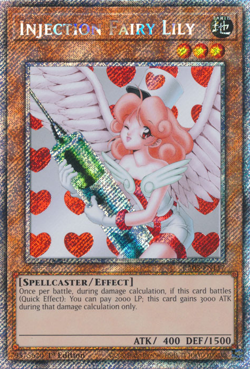 [PLATINUM SECRET RARE] YuGiOh - Injection Fairy Lily - NM/M RA03-EN117 - Image 1