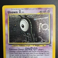 Unknown A 14/75 Pokemon Neo Discovery Holo Rare Card - LP - Image 2