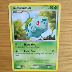 BULBASAUR 77/132 POKEMON CARD (SECRET WONDERS SET) - Image 1
