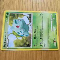 BULBASAUR 77/132 POKEMON CARD (SECRET WONDERS SET) - Image 3