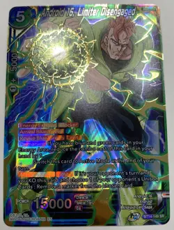 Android 16, Limiter Disengaged SR Foils Dragon Ball Super card game ccg - Image 2
