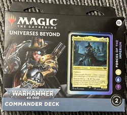 NEW Magic The Gathering Warhammer 40k Forces Of The Imperium Commander Deck MTG - Image 1