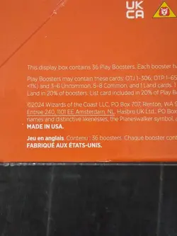 Magic The Gathering Outlaws of Thunder Junction Play Boosters Box Factory Sealed - Image 2