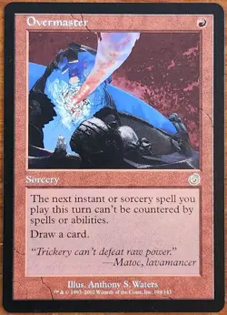 Overmaster MtG Torment Regular LP R 104/143 Magic The Gathering - Image 1