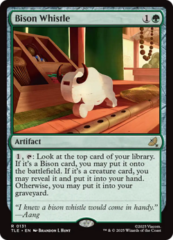 Bison Whistle Avatar: The Last Airbender Eternal NM Artifact Rare CARD ABUGames - Image 1