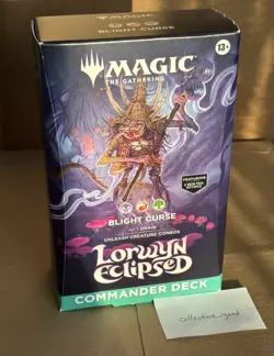 NEW/SEALED Magic: The Gathering Lorwyn Eclipsed Blight Curse Deck MTG - Image 1
