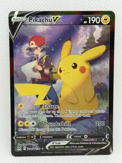 Pokemon Pikachu V 2022 SWSH Lost Origin Trainer Gallery TG16/TG30 - Image 1