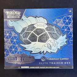 Pokemon Stellar Crown Pokemon Center Exclusive ETB - Elite Trainer Box - New - Image 1