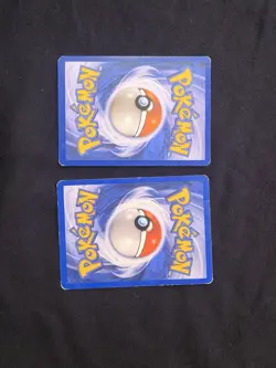 Vintage Pokemon Cards - “Knitted” Poliwag and “clay sculpture” Kabuto - 2 Cards - Image 2