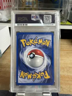 PSA 8 Blaine's Moltres Holo Gym 1/132 Heros Graded Pokemon Card - Image 2