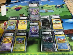 Pokemon Tcg Lot Of 10 Cgc Graded Slabs - Image 1