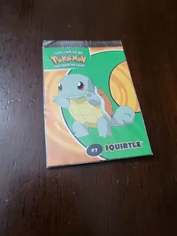 Sealed - #7 Squirtle 31/40 - Danone Pokemon Stadium Card 2000 - Image 2