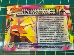 1999 Topps Pokemon Mewtwo Strikes Back #22 The Trainers Failure Blue Logo Foil - Image 2