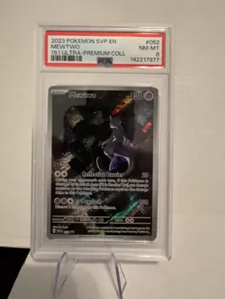 2023 POKEMON SVP EN-SV PROMO 151 ULTRA-PREMIUM COLLECTION #052 MEWTWO PSA 8 - Image 1