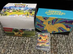 Pokemon Ascended Heroes ETB Mini Tin Display Bundle Opened With Hits - Image 1