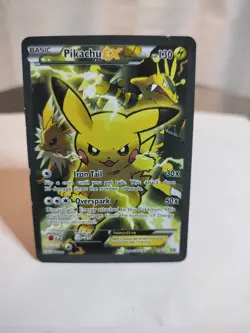 pokemon xy black star promos pikachu-ex xy124 - Image 1
