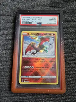 2023 Pokemon SWSH Crown Zenith Radiant Charizard #020 PSA 10 Gem Mint! - Image 1
