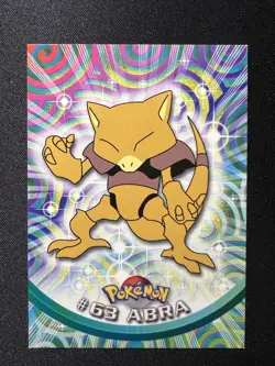 Topps Abra Kadabra Alakazam Evolution Line Topps Non Holo 63 64 65 Black Label - Image 3