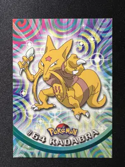 Topps Abra Kadabra Alakazam Evolution Line Topps Non Holo 63 64 65 Black Label - Image 4