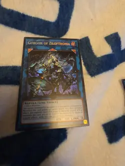 YUGIOH GORGON OF ZILOFTHONIA SECRET RARE 1ST EDITION NM DUAD-EN050 - Image 1
