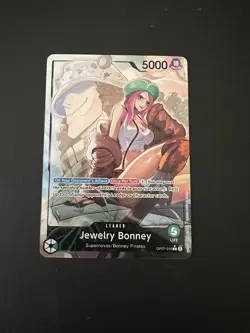One Piece CCG TCG Jewelry Bonney Alternate Art OP07-019 - Image 1