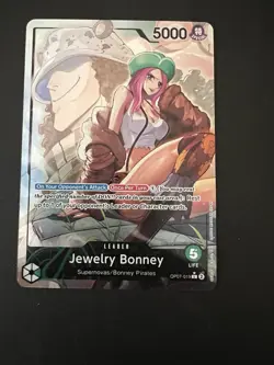 One Piece CCG TCG Jewelry Bonney Alternate Art OP07-019 - Image 2