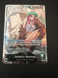 One Piece CCG TCG Jewelry Bonney Alternate Art OP07-019 - Image 3