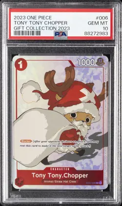 2023 ONE PIECE GIFT COLL 2023 #006 TONY TONY CHOPPER PSA 10 - Image 1