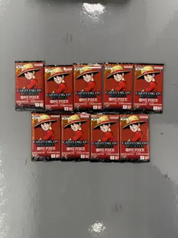 One Piece CCG OP13 Carrying On His Will Booster Pack X 9 ENGLISH NEW & SEALED - Image 1