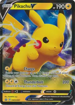 UR-01 Holo Pikachu V SWSH061 Promo SWSH: Sword & Shield Promo Cards - Image 1