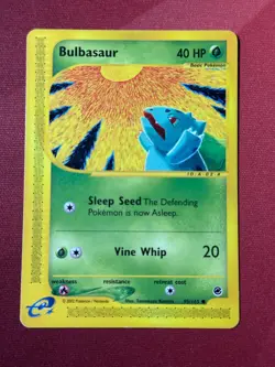 BULBASAUR 95/165 Expedition NON-HOLO E-Series / E-Reader Pokemon TCG card PL - Image 1