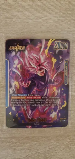 Goku Black Leader Alt Art FB01-035 Dragon Ball Fusion World Card EN - Image 1