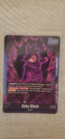 Goku Black Leader Alt Art FB01-035 Dragon Ball Fusion World Card EN - Image 2