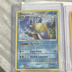 Nintendo Blastoise & Dark Blastoise Holo Team Rocket Lot Pokemon TCG (2 Cards) - Image 3