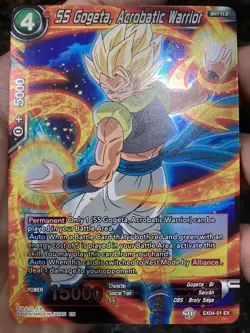 SS Gogeta Acrobatic Warrior EX04-01 Foil Dragon Ball Super Card Game | NM - Image 1