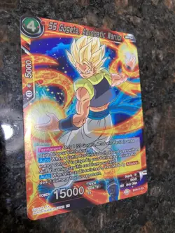 SS Gogeta Acrobatic Warrior EX04-01 Foil Dragon Ball Super Card Game | NM - Image 3