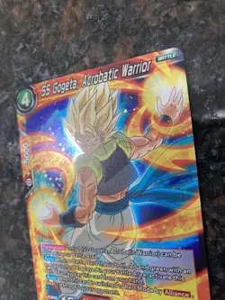 SS Gogeta Acrobatic Warrior EX04-01 Foil Dragon Ball Super Card Game | NM - Image 5