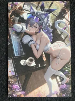 Matchmaker 2 Spicy Waifu A5 Size Card Board Silver Wolf Honkai Star Cosplay - Image 1