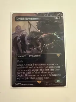 Orcish Bowmasters (Borderless) Universes Beyond: the Lord of the Rings FOIL - Image 1